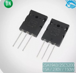 16A, 280V, 150W, TO-3PL Package (2SA1943 / 2SC5200)